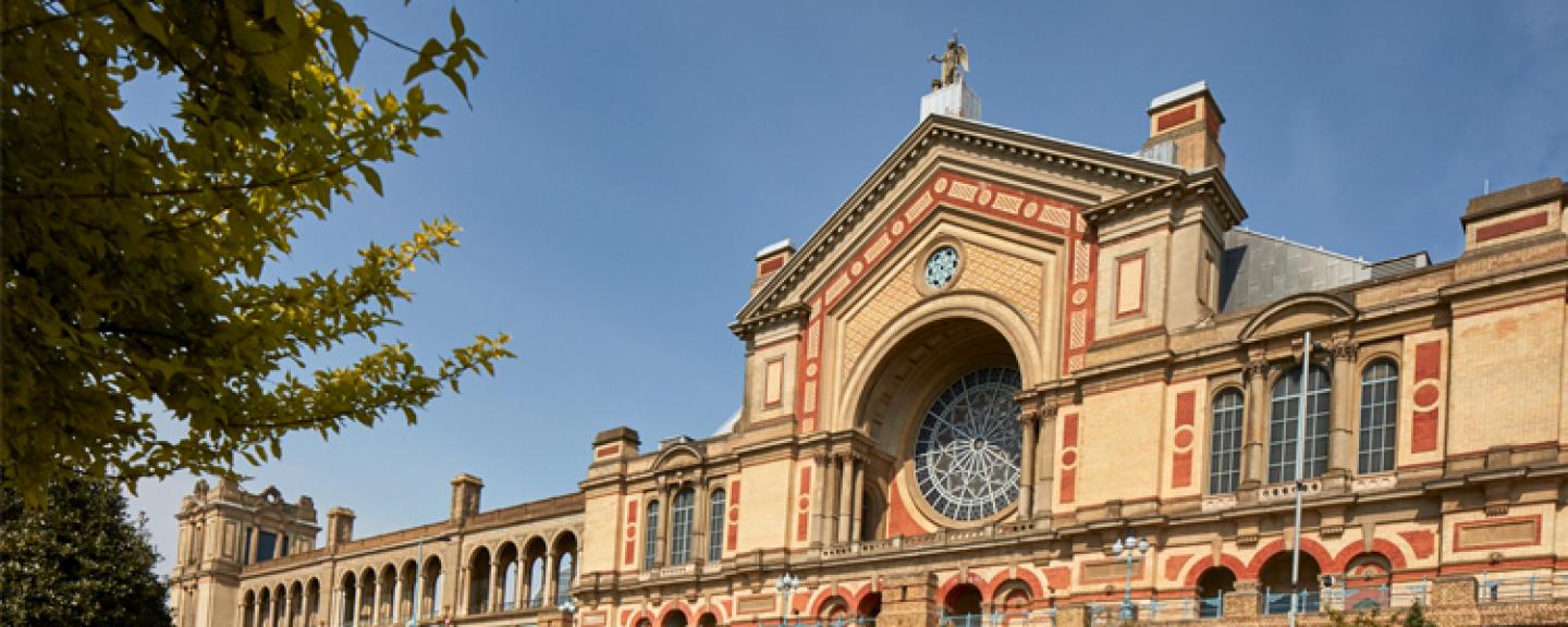 Alexandra Palace building closeup