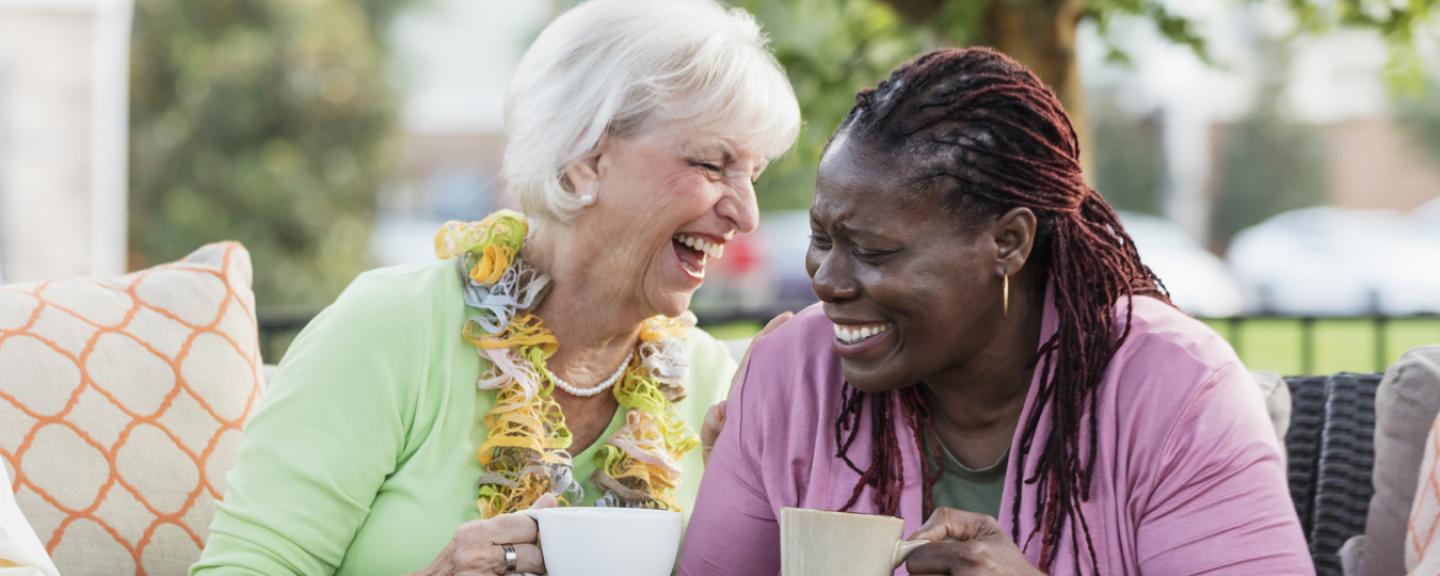 Female Friends Laughing