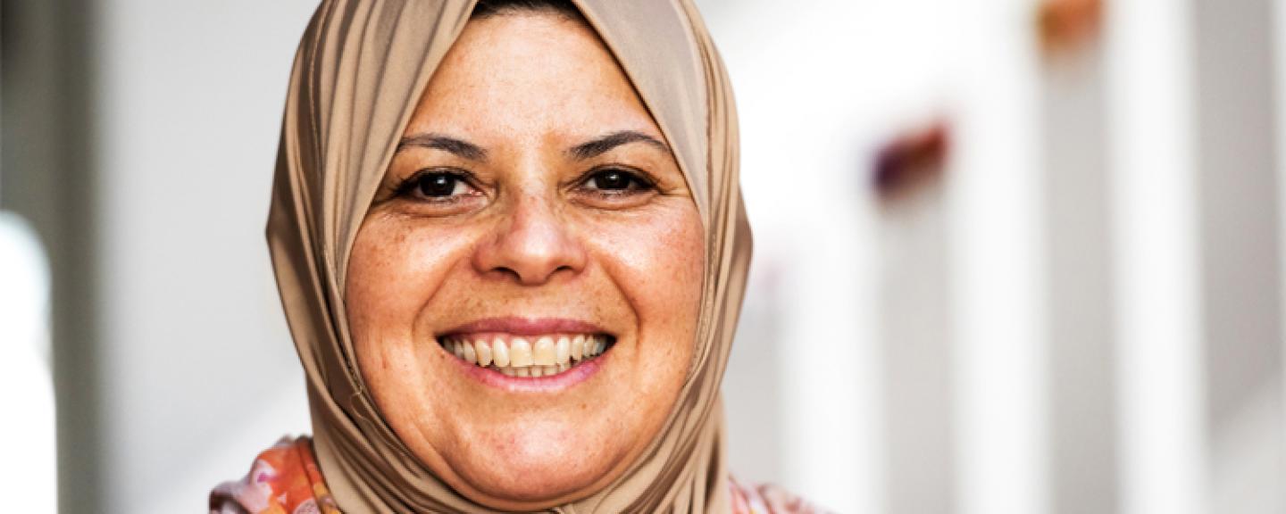 Smiling Muslim Woman