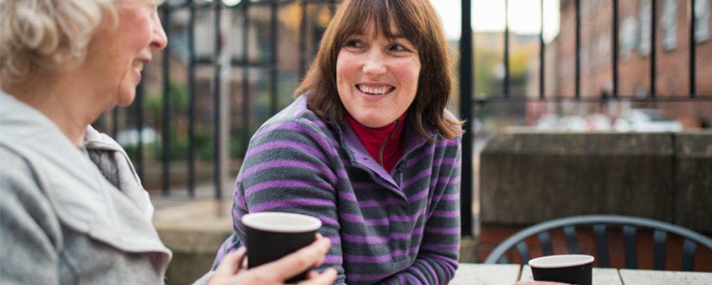 Women Drinking Coffee