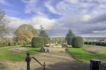 Alexandra Palace Fountain and View