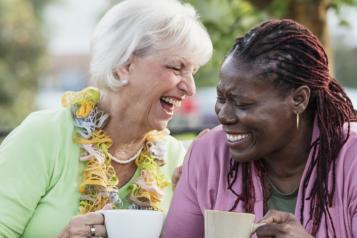 Female Friends Laughing