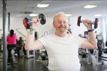 Haringey Fusion Older White Man Exercise