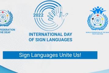 Sign Language Day 2022 logo