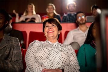 Woman at Cinema