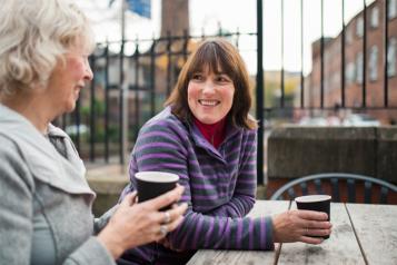 Women Drinking Coffee