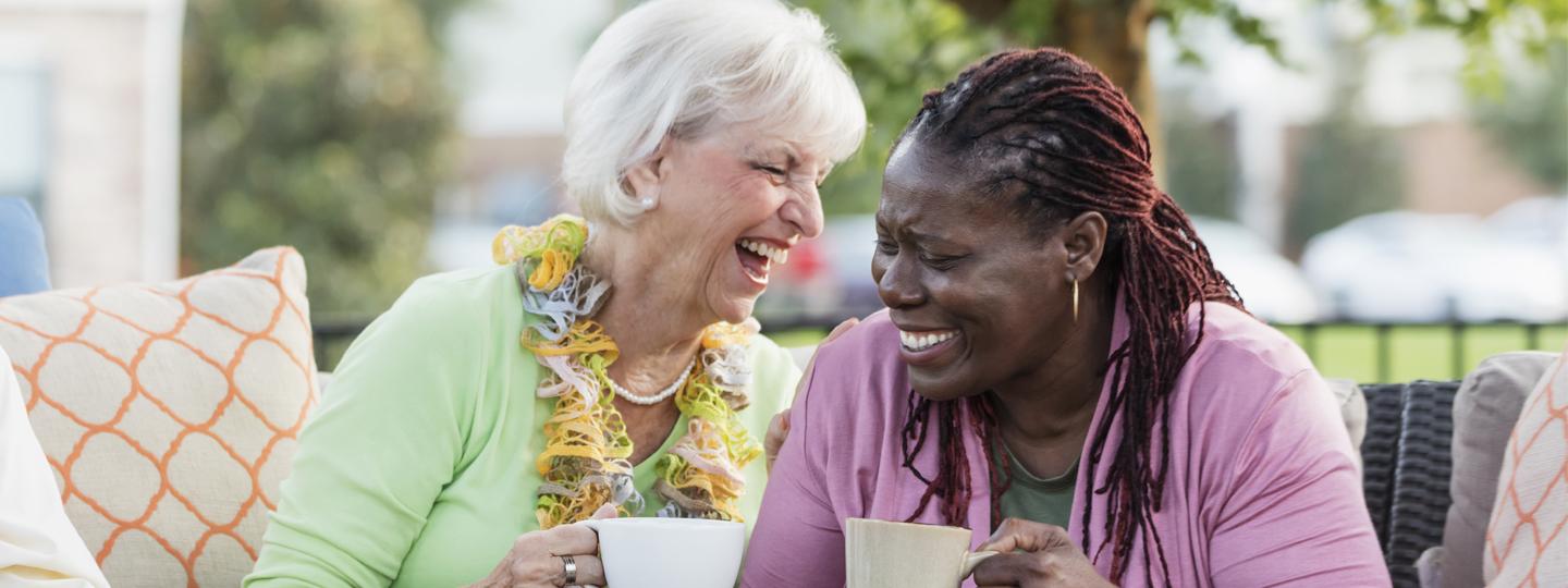 Female Friends Laughing