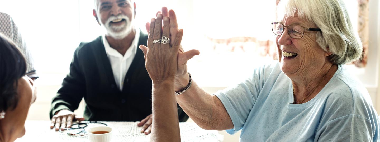 Happy Women High Five